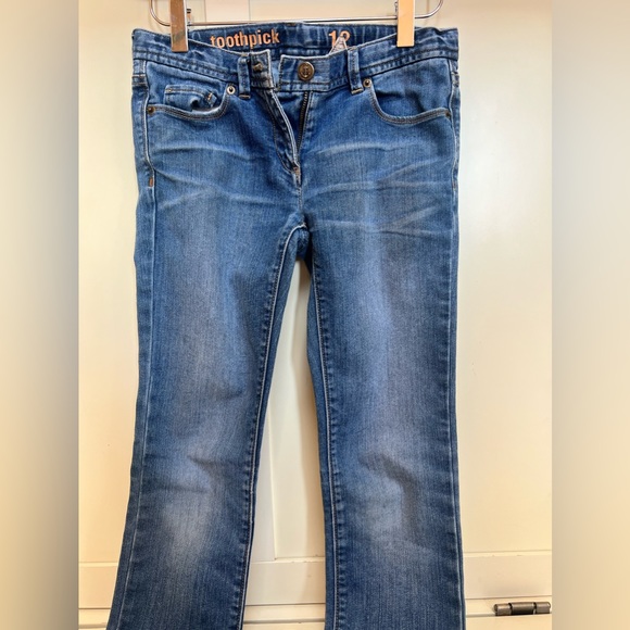 Pantalon Velours Côtelé Crewcuts Noir Skinny - Taille 6 Fille, Fermeture Cheville, Occasion Très Bon état